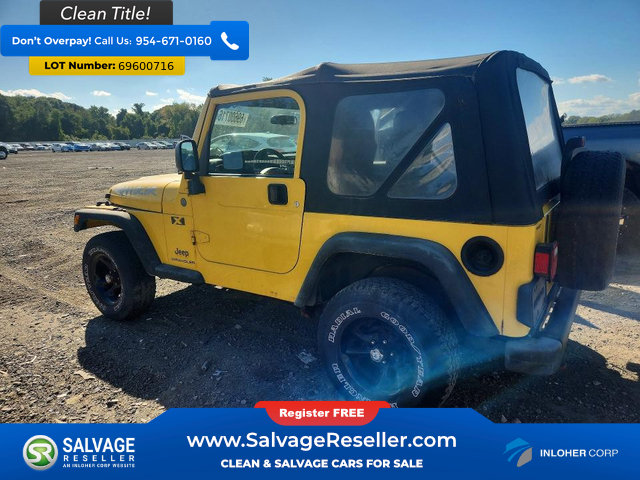 Used 2004 Jeep Wrangler X w/ Full Face Tire & Wheel Group AWD/4WD image 3