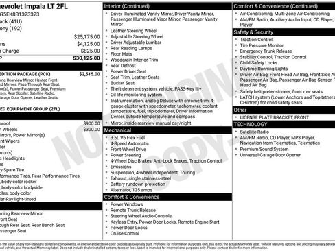 Used 2011 Chevrolet Impala LT w/ Luxury Edition Package image 21