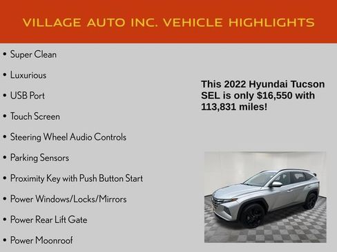 Used 2022 Hyundai Tucson SEL w/ Convenience + Premium Package AWD/4WD image 7