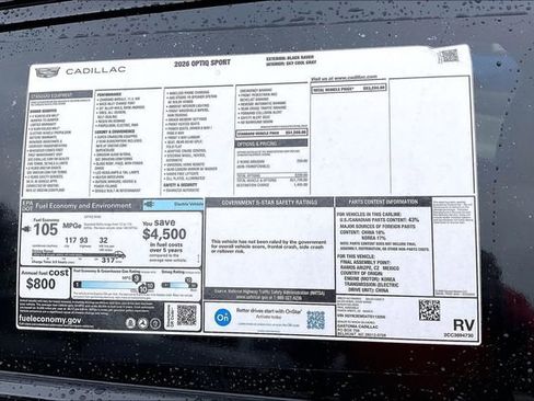 New 2026 Cadillac Optiq Sport 1 image 15
