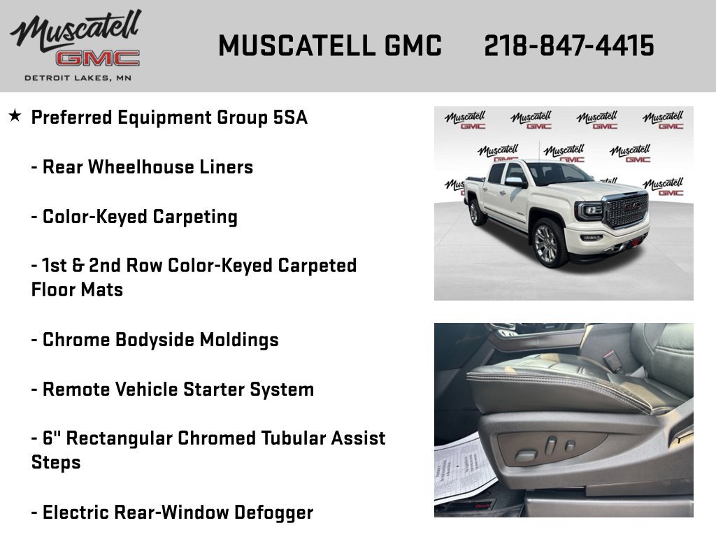 Used 2017 GMC Sierra 1500 Denali w/ Denali Ultimate Package AWD/4WD image 12