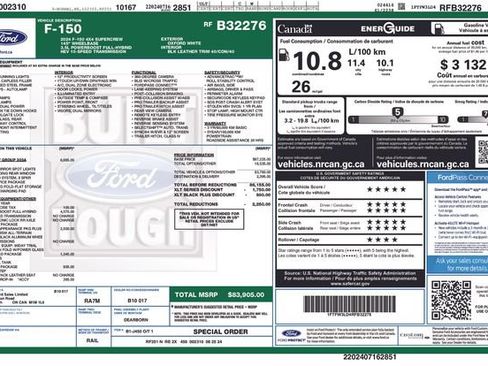 Used 2024 Ford F150 XLT w/ Equipment Group 303A High AWD/4WD image 13