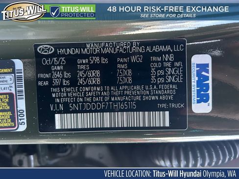 New 2026 Hyundai Santa Cruz XRT image 34