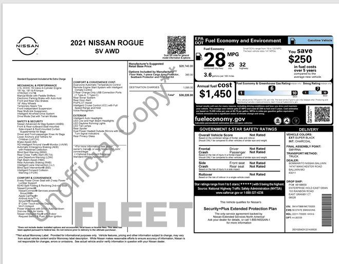 Used 2021 Nissan Rogue SV AWD/4WD image 4