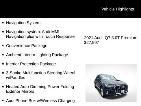 Used 2021 Audi Q7 3.0T Premium w/ Convenience Package image 6