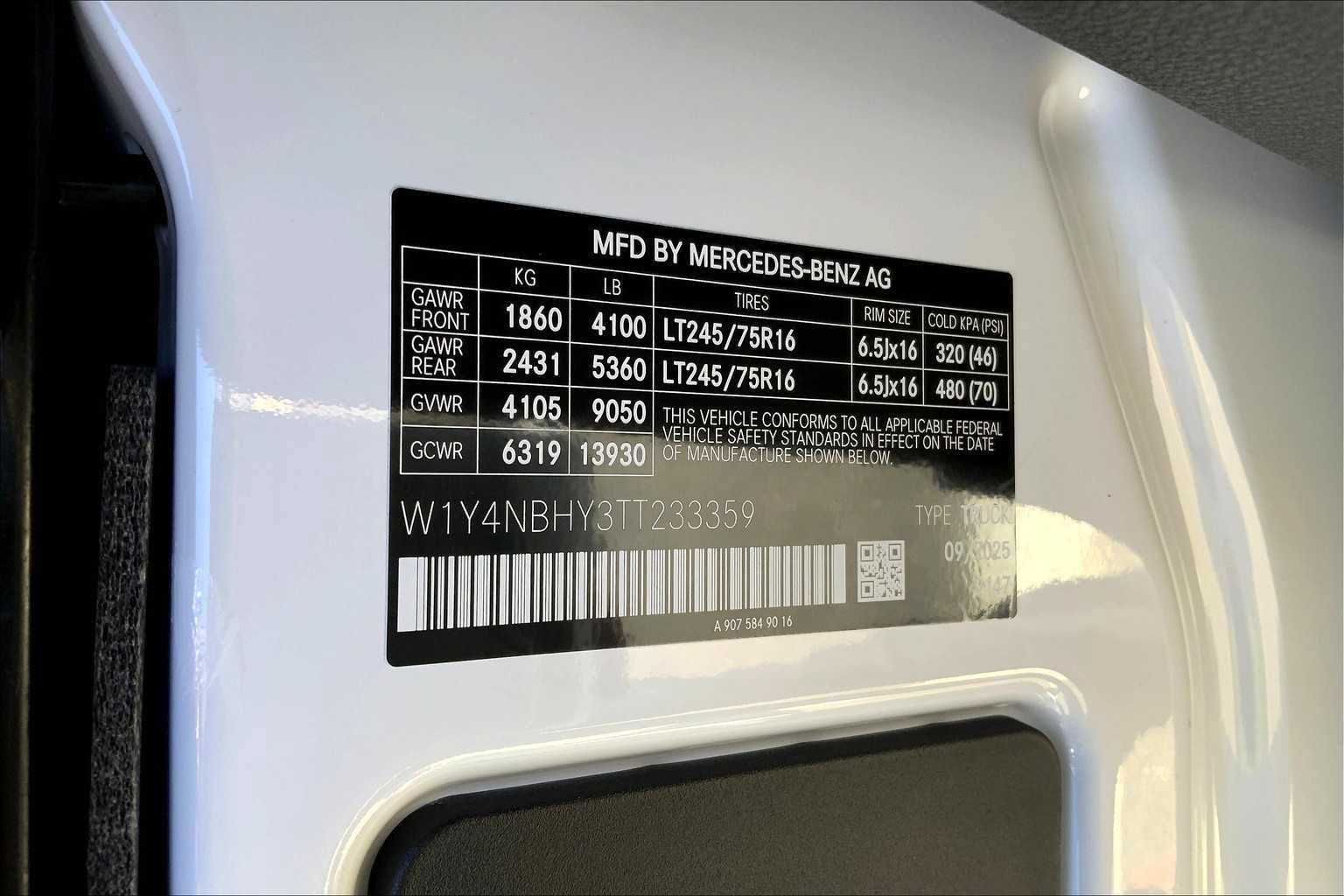Used 2026 Mercedes-Benz Sprinter 2500 image 26