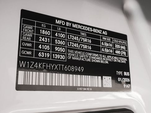 Used 2026 Mercedes-Benz Sprinter 2500 image 12