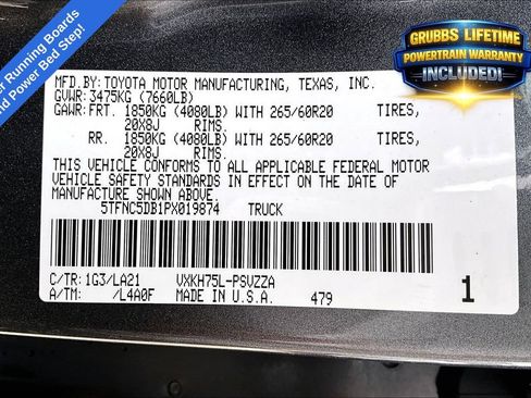 Used 2023 Toyota Tundra Platinum w/ Advanced Package AWD/4WD image 41