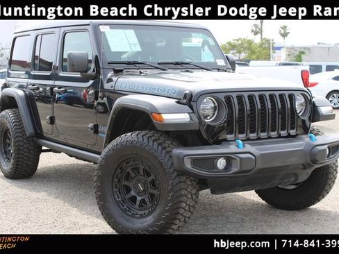 Used 2021 Jeep Wrangler Unlimited Rubicon 4xe image 1