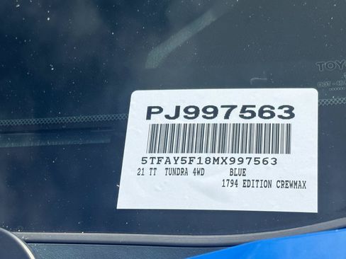 Used 2021 Toyota Tundra 1794 Edition AWD/4WD image 14