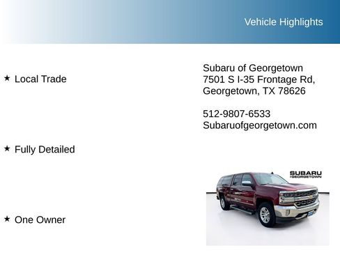 Used 2016 Chevrolet Silverado 1500 LTZ w/ LTZ Plus Package AWD/4WD image 10