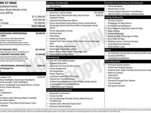 Certified 2025 BMW X7 M60i AWD/4WD image 42
