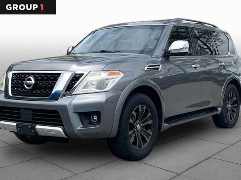 Used 2017 Nissan Armada Platinum w/ Captain Seat Package AWD/4WD image 1
