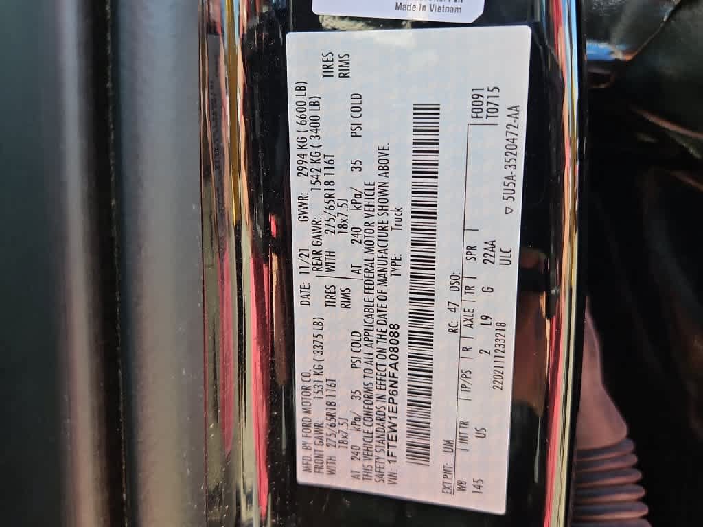Used 2022 Ford F150 XLT w/ Equipment Group 302A High AWD/4WD image 25