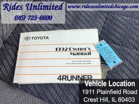 Used 1992 Toyota 4Runner SR5 AWD/4WD image 34