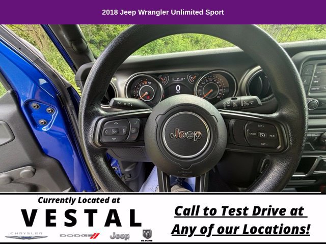 Used 2018 Jeep Wrangler Unlimited Sport AWD/4WD image 16