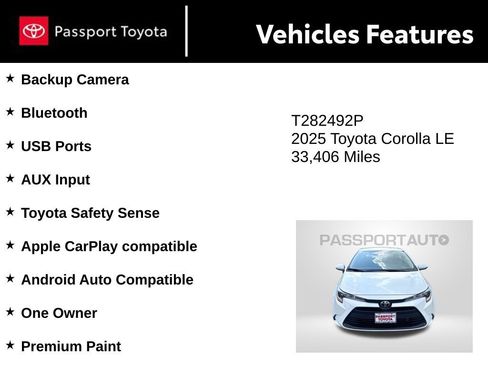 Used 2025 Toyota Corolla LE FWD image 10