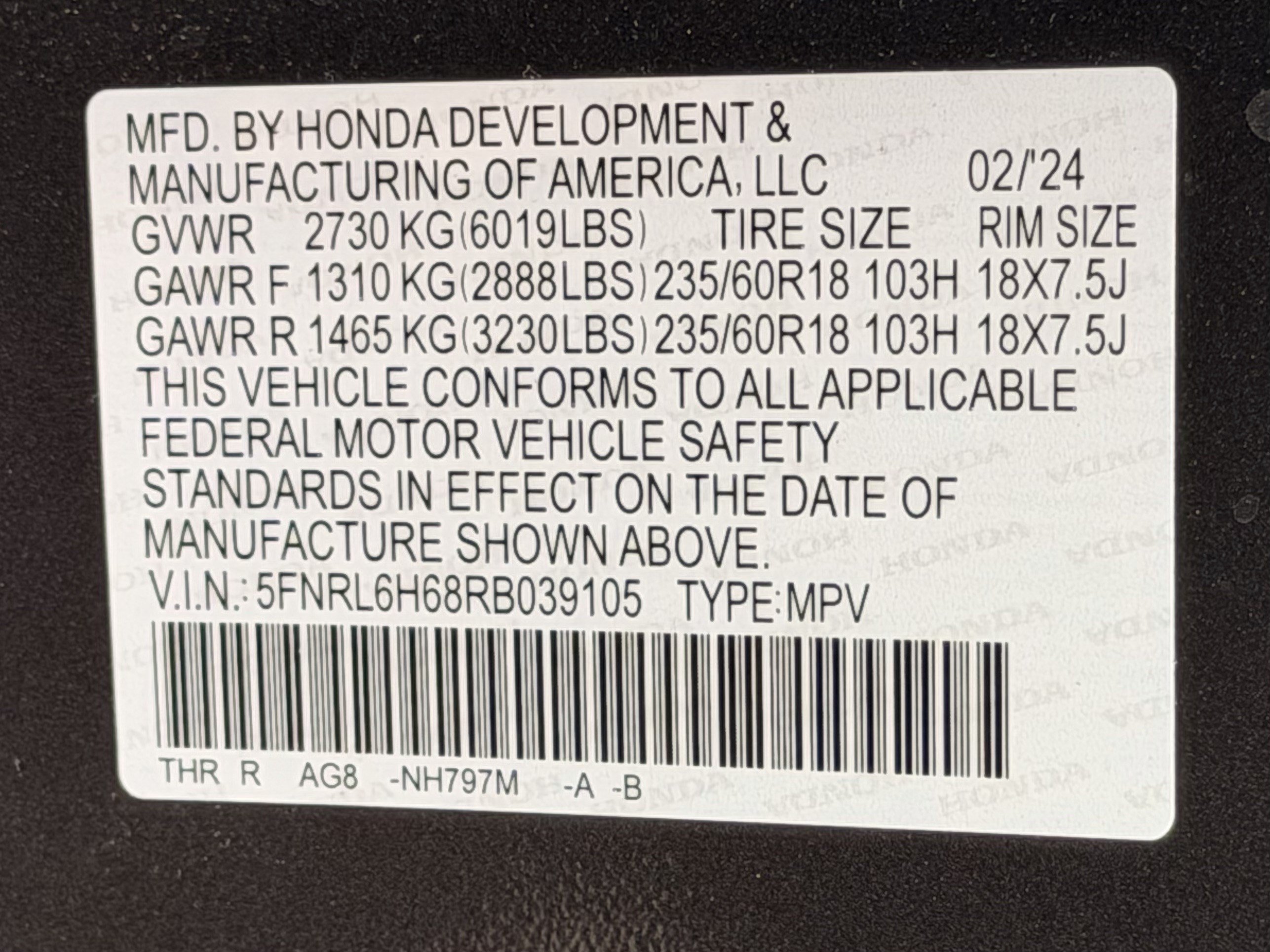 Used 2024 Honda Odyssey EX-L image 27