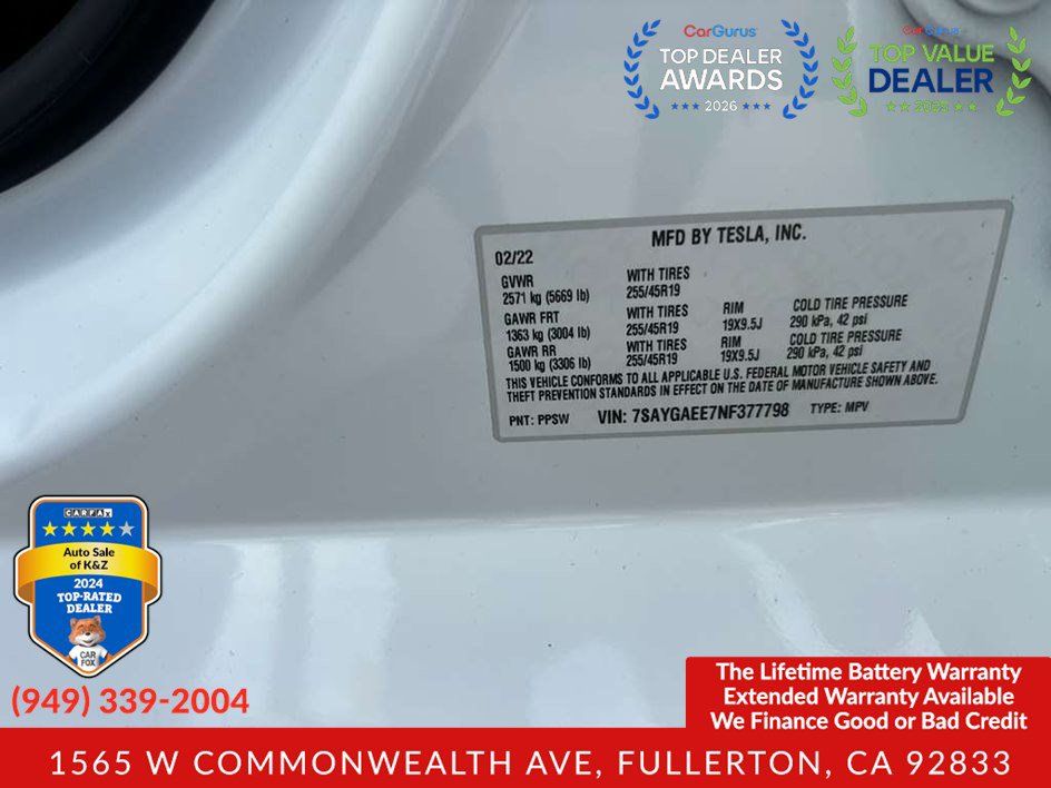 Used 2022 Tesla Model Y Long Range AWD/4WD image 29