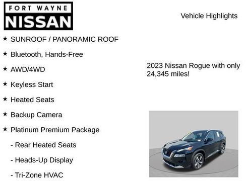 Used 2023 Nissan Rogue Platinum w/ Platinum Premium Package AWD/4WD image 8