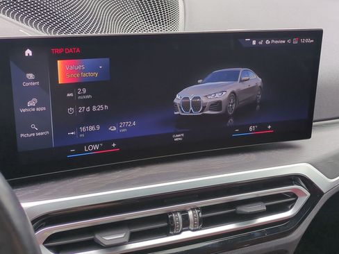 Used 2023 BMW i4 eDrive40 w/ M Sport Package RWD image 21