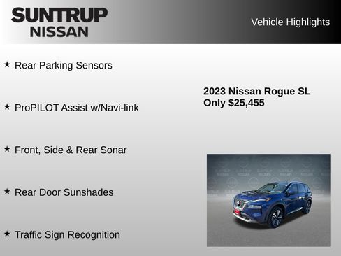 Used 2023 Nissan Rogue SL w/ SL Premium Package FWD image 24