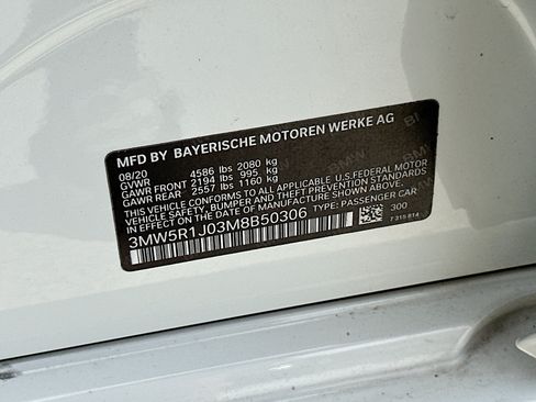 Used 2021 BMW 330i Sedan w/ Convenience Package RWD image 35