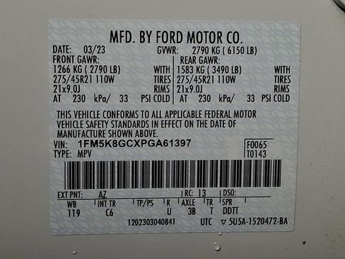 Used 2023 Ford Explorer ST w/ Equipment Group 401A AWD/4WD image 28