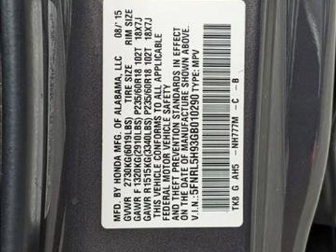 Used 2016 Honda Odyssey Touring Elite image 26