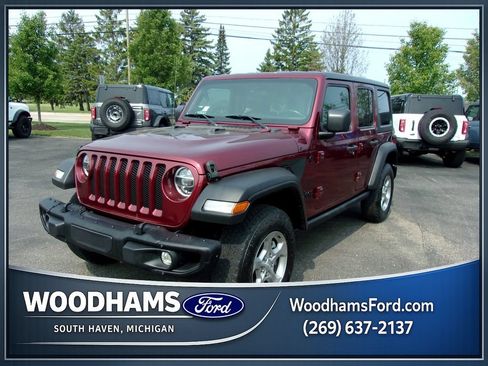 Used 2021 Jeep Wrangler Unlimited Sport AWD/4WD image 1