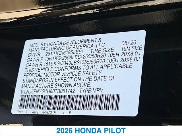 New 2026 Honda Pilot Elite image 26