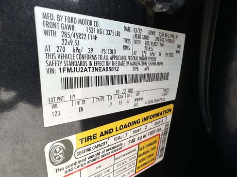Used 2022 Ford Expedition Limited AWD/4WD image 37