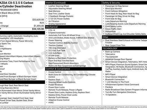 Used 2025 MAZDA CX-5 Carbon Edition AWD/4WD image 25