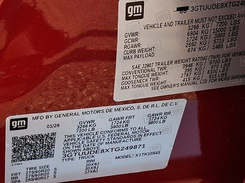 Certified 2026 GMC Sierra 1500 SLT w/ SLT Premium Plus Package AWD/4WD image 28