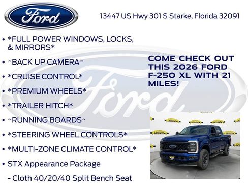 New 2026 Ford F250 XL w/ STX Appearance Package image 10