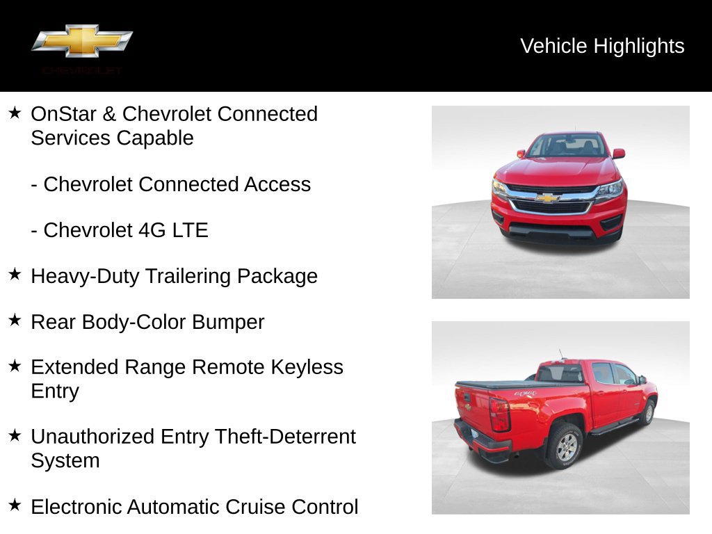 Used 2019 Chevrolet Colorado W/T w/ WT Convenience Package AWD/4WD image 20