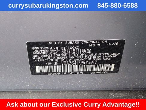 New 2026 Subaru WRX tS image 8