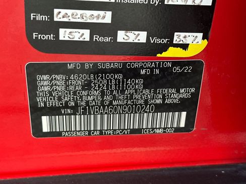 Used 2022 Subaru WRX image 26