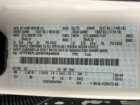 Used 2025 Ford F150 Platinum w/ Equipment Group 702A High AWD/4WD image 27