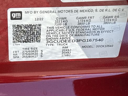 Certified 2023 Chevrolet Silverado 1500 RST w/ Convenience Package II image 33