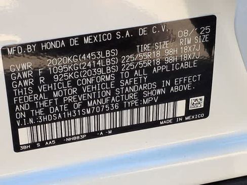 Certified 2025 Acura ADX FWD image 38