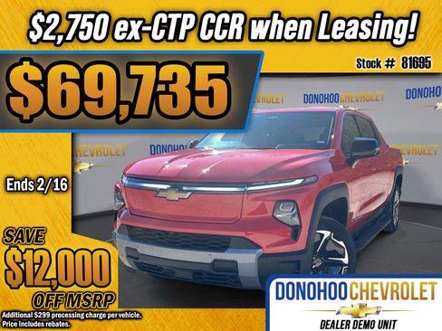 New 2026 Chevrolet Silverado EV LT w/ Premium Package image 1