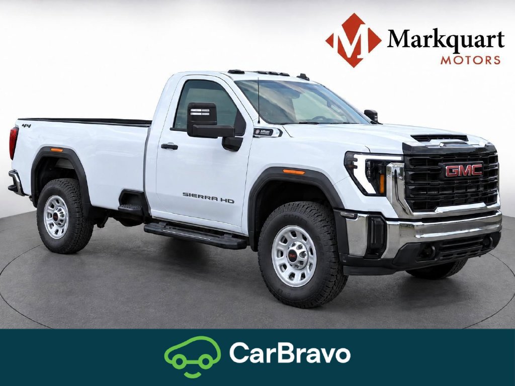 Certified 2024 GMC Sierra 2500 Pro w/ Snow Plow Prep/Camper Package AWD/4WD 360° Tour