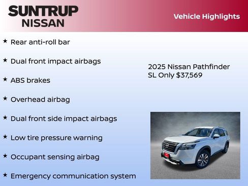 New 2025 Nissan Pathfinder SL w/ Cargo Package image 23
