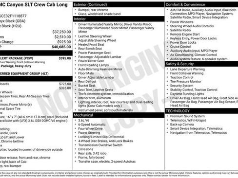 Used 2015 GMC Canyon SLT w/ Driver Alert Package image 34