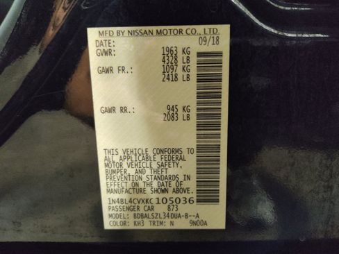 Used 2019 Nissan Altima 2.5 SR FWD image 33