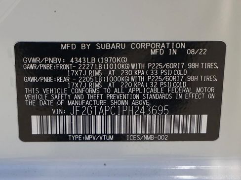 Used 2023 Subaru Crosstrek 2.0i Premium w/ Popular Package #3 AWD/4WD image 32