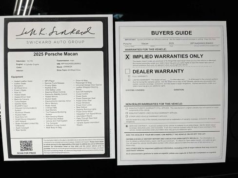 Used 2025 Porsche Macan AWD/4WD image 45