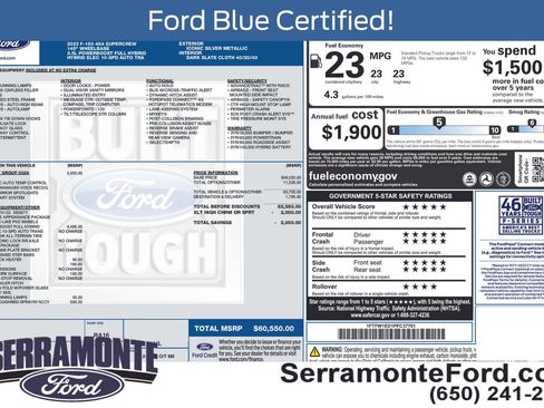 Used 2023 Ford F150 XLT w/ Equipment Group 302A High AWD/4WD image 17