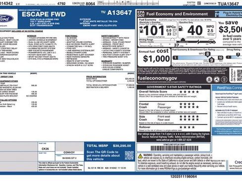 New 2026 Ford Escape SE w/ Class II Trailer Tow Package FWD image 27